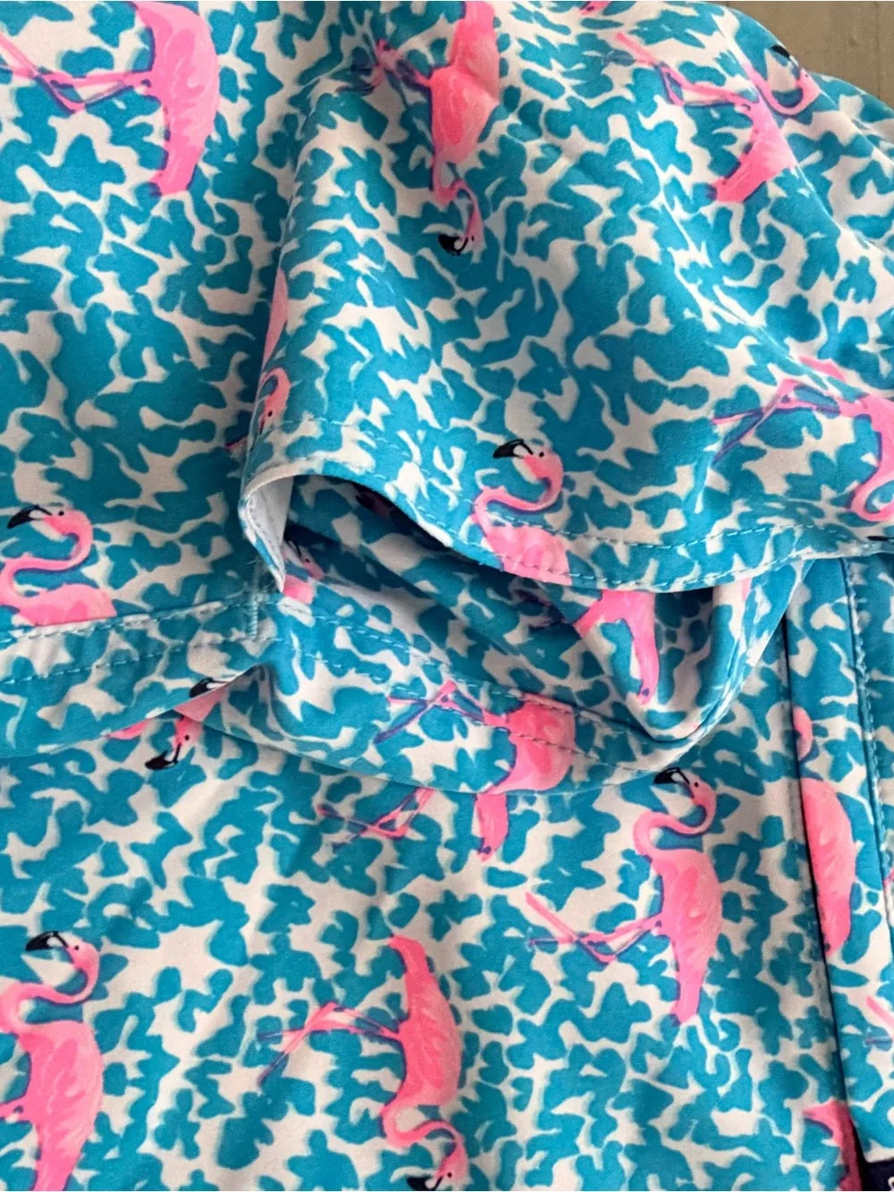 chubbies AXS Flamingo Pattern Swim trunks